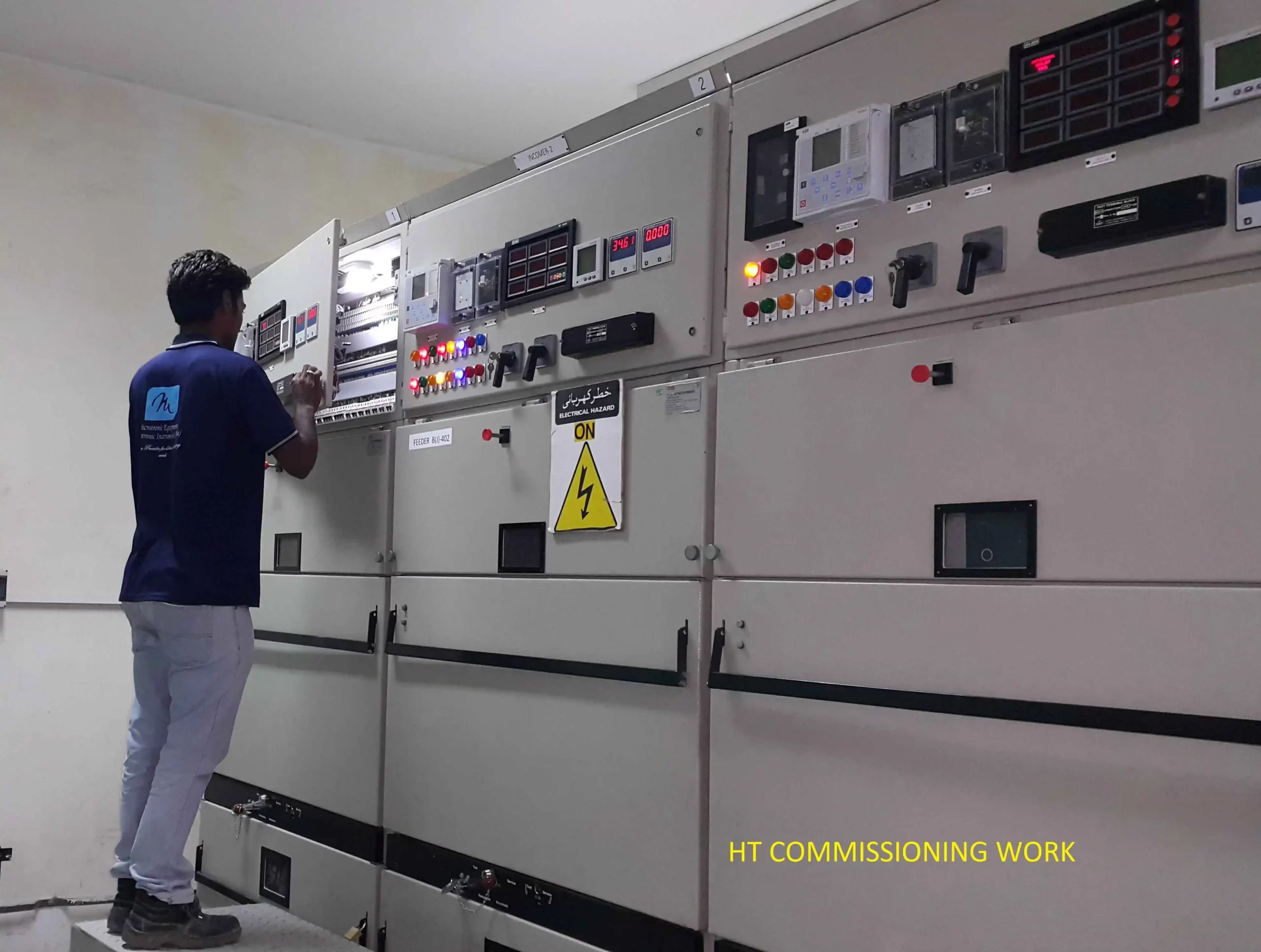 control panel installation by microtronic instruments india